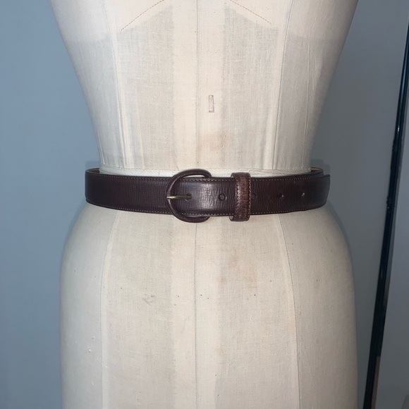 Giorgio Armani vintage Brown Leather Belt 30